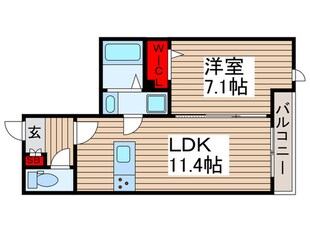 レクシア西保木間の物件間取画像